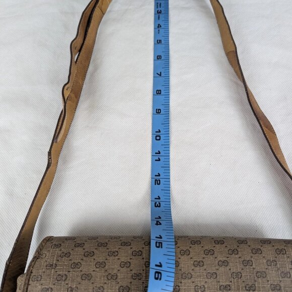 Authentic Vintage GUCCI GG Guccissima Crossbody Messenger Bag Made in Italy - Picture 15 of 15